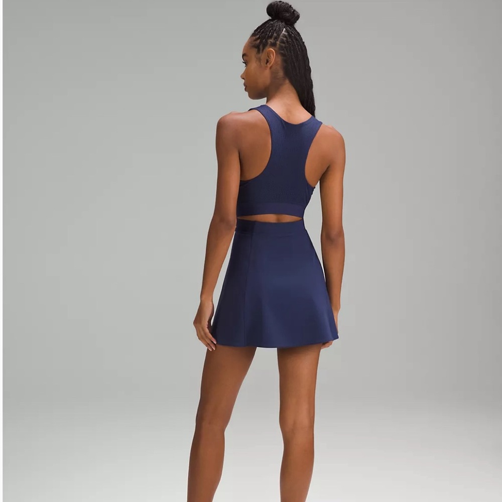 Lululemon navy v neck tennis dress - new with tags